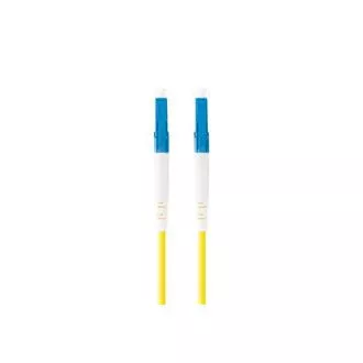 LANBERG patchcord optyczny SM LC/UPC-LC/UPC simplex 10m LSZH G657A1 średnica 3mm, kolor żółty