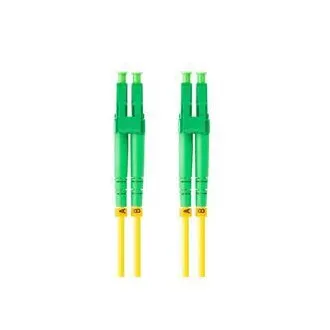 LANBERG patchcord optyczny SM LC/APC-LC/APC duplex 2m LSZH G657A1 średnica 3mm, kolor żółty