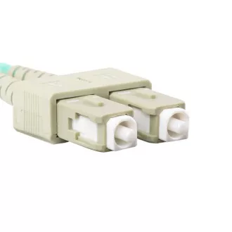 LANBERG patchcord optyczny MM SC/UPC-SC/UPC duplex 3m LSZH OM3 50/125 średnica 3mm, kolor cyjan LANBERG patchcord optyczny MM SC/UPC-SC/UPC duplex 3m LSZH OM3 50/125 średnica 3mm, kolor cyjan