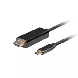 Kabel Lanberg USB-C(M)->HDMI(M) 1m 4K 60Hz czarny