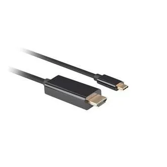 Kabel Lanberg USB-C(M)->HDMI(M) 1,8m 4K 60Hz czarny