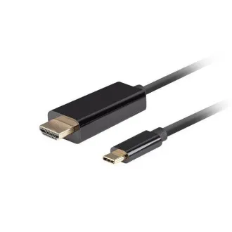 Kabel Lanberg USB-C(M)->HDMI(M) 3m 4K 60Hz czarny