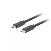 Kabel Lanberg USB-C M/M 3.1 GEN 2 0,5m 10GB/S PD100W czarny