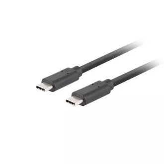 Kabel Lanberg USB-C M/M 3.1 GEN 2 0,5m 10GB/S PD100W czarny