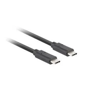Kabel Lanberg USB-C M/M 3.1 GEN 2 1.8m 10GB/S PD100W czarny