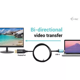 I-tec Adapter kabla USB-C DisplayPort dwukierunkowy 8K/30Hz 150cm