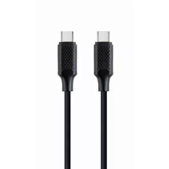 Kabel GEMBIRD CABLEXPERT USB PD (Power Delivery), 100 W, kabel typu C do typu C (CM/CM), 1,5 m, dane i zasilanie, czarny Kabel GEMBIRD CABLEXPERT USB PD (Power Delivery), 100 W, kabel typu C do typu C (CM/CM), 1,5 m, dane i zasilanie, czarny