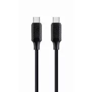 Kabel GEMBIRD CABLEXPERT USB PD (Power Delivery), 60 W, kabel typu C do typu C (CM/CM), 1,5 m, dane i zasilanie, czarny