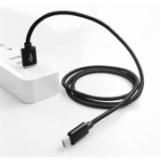 Kabel Crono USB 2.0/ USB A męski - microUSB męski, 1,0 m, czarny standardowy