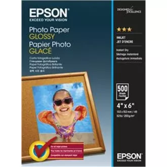 Papier EPSON 10x15 - 200g/m2 - 500 arkuszy - papier fotograficzny błyszczący Papier EPSON 10x15 - 200g/m2 - 500 arkuszy - papier fotograficzny błyszczący