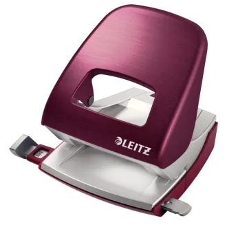 Dziurkacz stołowy LEITZ NeXXt STYLE 5006, granatowo-czerwony