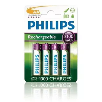 Baterie Philips AA 2100mAh MultiLife, NiMh - 4 szt.
