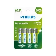 Akumulatory Philips AA 2600 mAh MultiLife, NiMh - 4 szt.