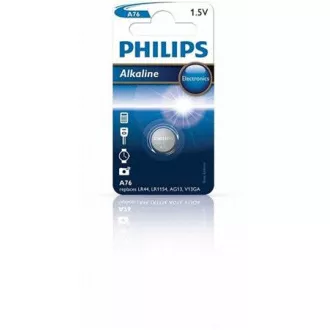 Bateria guzikowa Philips A76, alkaliczna - 1 szt. (LR44)