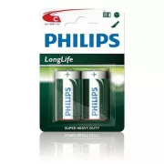 Baterie Philips C LongLife cynkowo-chlorkowe - 2 sztuki, blister