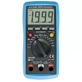 Multimetr Emos EM420B, zakres automatyczny