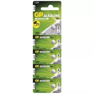 GP LR41 (GP192, 7,9 x 3,6 mm) - 5 szt.