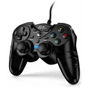 Genius GX Gaming GX-17UV, Gamepad, drátový, vibrační, pro PC a PS3, USB, černý - Rozpakowany