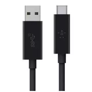 Kabel Belkin USB-C/USB-A 3.1, 0,9 m, czarny