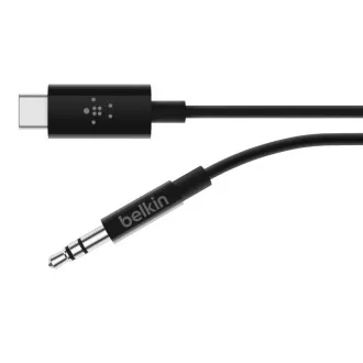 Kabel Belkin ROCKSTAR™ USB-C/3,5 mm jack, 0,9 m, czarny Kabel Belkin ROCKSTAR™ USB-C/3,5 mm jack, 0,9 m, czarny