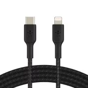 Kabel Belkin BOOST CHARGE™ Lightning/USB-C, 2 m, czarny - wytrzymały
