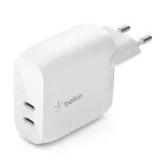 Ładowarka ścienna Belkin BOOST CHARGE™ Dual 40W USB-C Power Delivery, biała