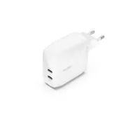 Ładowarka ścienna Belkin BOOST CHARGE™ Dual 60W USB-C Power Delivery PPS, biała