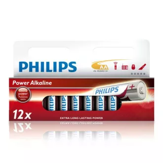 Baterie alkaliczne Philips AA Power - 12 sztuk