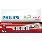 Baterie alkaliczne Philips AAA Power - 12 sztuk