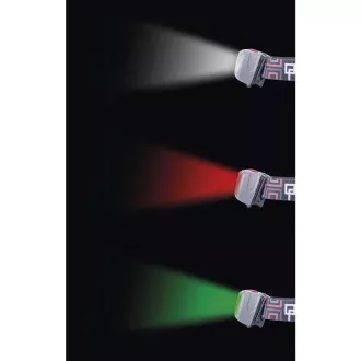 Latarka czołowa Emos LED P3531, 330 lm, 65 m, 1x CREE   1x COB   czerwona tylna dioda LED, 3x AAA  CR2032
