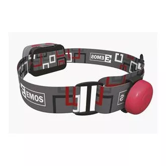 Latarka czołowa Emos LED P3531, 330 lm, 65 m, 1x CREE   1x COB   czerwona tylna dioda LED, 3x AAA  CR2032