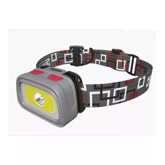Latarka czołowa Emos LED P3531, 330 lm, 65 m, 1x CREE   1x COB   czerwona tylna dioda LED, 3x AAA  CR2032