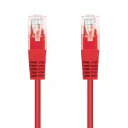 C-TECH Kabel patchcord Cat5e, UTP, czerwony, 1m