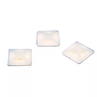 Fixapart CTMB 01 - samoprzylepny zacisk do taśmy 3,6 mm, 19x19 mm, biały