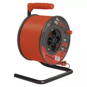 Przedłużacz bębnowy Emos - 4 gniazda, 25 m, 1,5 mm, PVC, IP20