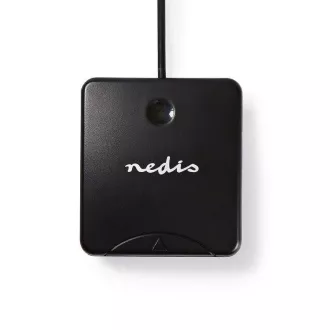 Nedis CRDRU2SM1BK - Czytnik kart inteligentnych (ID, eCard), USB 2.0 Nedis CRDRU2SM1BK - Czytnik kart inteligentnych (ID, eCard), USB 2.0