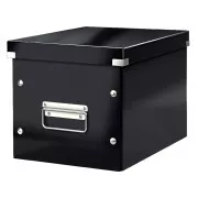 Pudełko kwadratowe LEITZ Click&Store, rozmiar M (A5), czarne