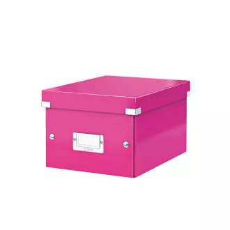 Pudełko LEITZ Universal Click&Store, rozmiar S (A5), różowe