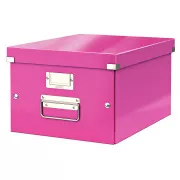 Pudełko LEITZ Universal Click&Store, rozmiar M (A4), różowe