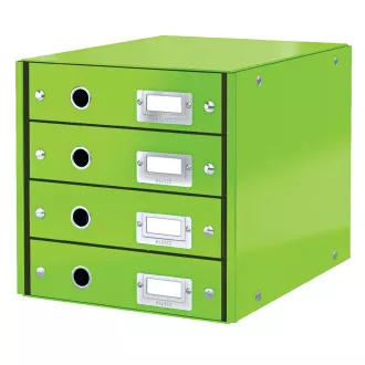 Komoda z szufladami LEITZ Click&Store, 4 szuflady, zielona