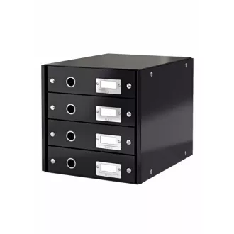 Komoda LEITZ Click&Store, 4 szuflady, czarna