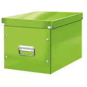 LEITZ Pudełko kwadratowe Click&Store, rozmiar L (A4), zielone
