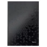 LEITZ Notebook WOW, A4, linia, czarny