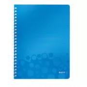 LEITZ Notatnik WOW A4, PP, linia, niebieski