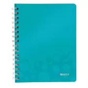 LEITZ Notatnik WOW A5, PP, linia, lodowy niebieski