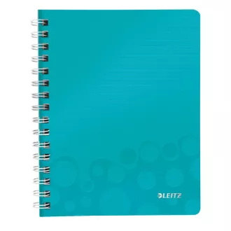 LEITZ Notatnik WOW A5, PP, linia, lodowy niebieski LEITZ Notatnik WOW A5, PP, linia, lodowy niebieski
