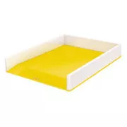 LEITZ Dwukolorowe pudełko do przechowywania WOW, biały/żółty