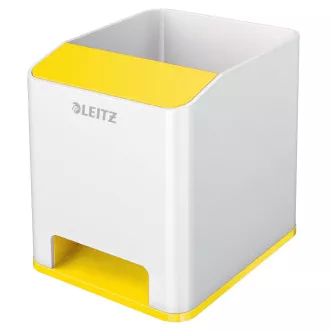 LEITZ Piórnik WOW musical, biały/żółty
