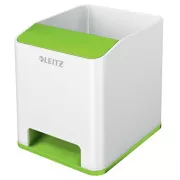 LEITZ Piórnik WOW musical, biały/zielony