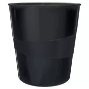LEITZ Kosz na śmieci WOW, czarny